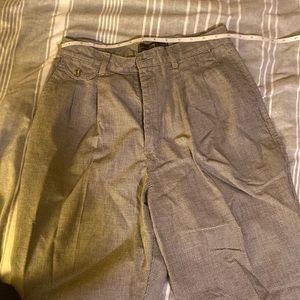 Vintage plaid pants with deep front pockets